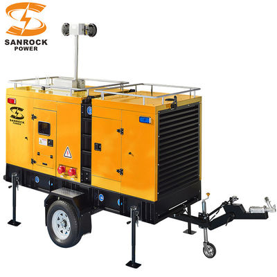 주문 1500r/Min 모바일 하수 펌프 전기 80KW 휴대용 트레일러 장착 디젤 물 펌프 online manufacture