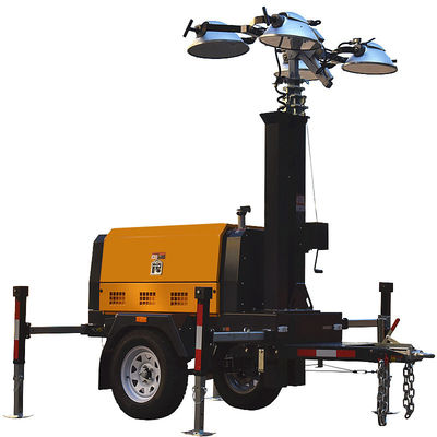 주문 Portable LED Light Towers Diesel Engine Construction Emergency Light Tower 8-12 Hours Runtime Diesel Light Tower online manufacture
