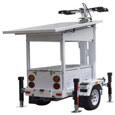 주문 휴대용 태양광 조명 타워 틸트 90° 전기 감시 조명 타워 야외 조명 타워 online manufacture