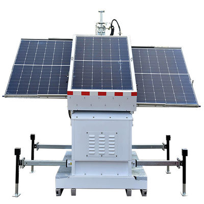 주문 이동식 태양광 조명 타워 감시 타워 조명 채굴 작업 이동식 조명 타워 online manufacture