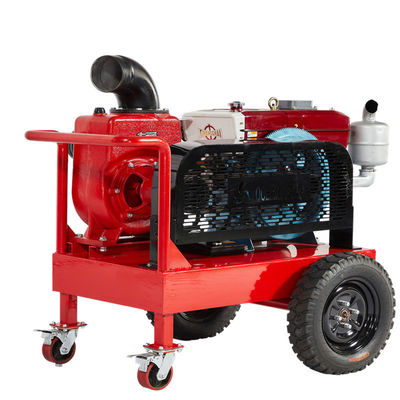 주문 저렴한 이동식 물 펌프 유량 25 m³/h 자체 프라이밍 펌프 경량 디젤 동력 워터 펌프 online manufacture