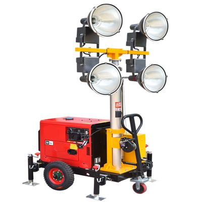 주문 Portable LED Light Towers Outdoor Light Tower Frequency 50/60 Hz Diesel Light Tower for Events online manufacture