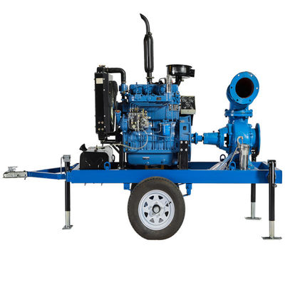 주문 Mobile Water Pump Self Priming Pump Head 10 m Diesel Engine Water Pump for Irrigation online manufacture