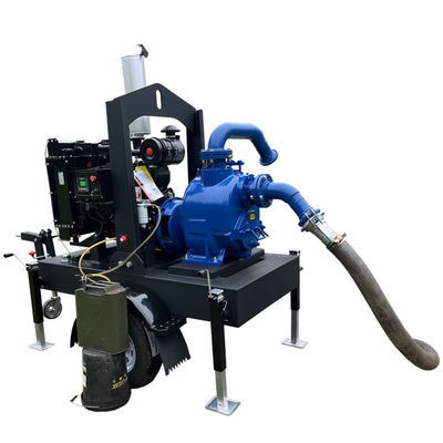 주문 China Cheap Self-Priming Centrifugal Pump Municipal Flood Control Water Pump Diesel Engine Pump Set online manufacture