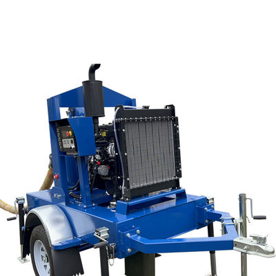 주문 Trailer Mounted Water Pump Self Priming Sewage Pump High Performance Water Pump for Diesel Engine online manufacture