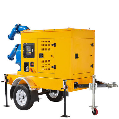 주문 Trailer Sewage Pump Silent Self Priming Water Pump Set Multi-Port Valve Trash Water Pump online manufacture