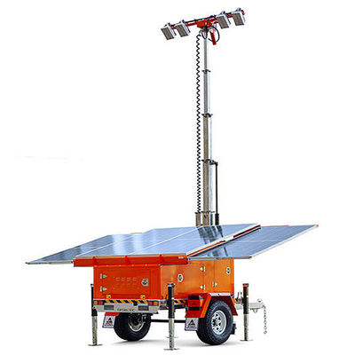 주문 Solar Lighting Towers Beam Angle 350° High Output Solar Lights Construction Sites Portable Solar Light Tower online manufacture
