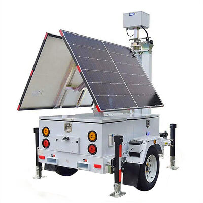 주문 Multifunction Solar Light Tower CCTV Camera Tower Surveillance Live Footage Mobile Solar Light Tower online manufacture