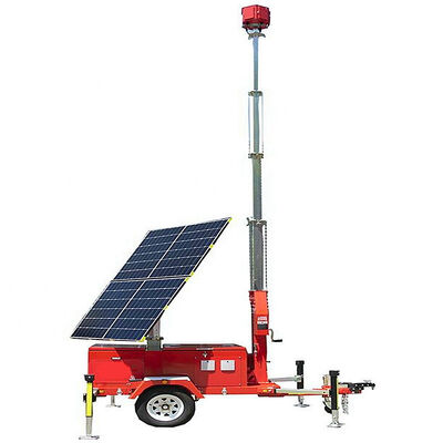 주문 Portable LED Light Towers Emergency Response Zones Zero Emissions Solar Light Tower for Sale online manufacture