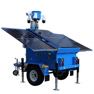 주문 Solar Light Tower Renewable Energy Mining Surveillance Tower Lighting  IP65 Rating Mobile Light Tower online manufacture