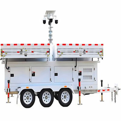 주문 회전 감시 카메라 태양광 조명탑 내구성 배터리 산업 조명탑 태양광 조명탑 가격 online manufacture