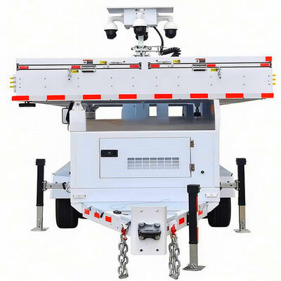 주문 트레일러 조명 타워 고효율 태양광 조명 타워 방수 하우징 이동식 조명 타워 제조사 online manufacture
