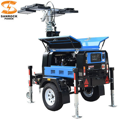 대형 광류 디젤 가동 이동 홍수등 산업용 6kw/7.5kw