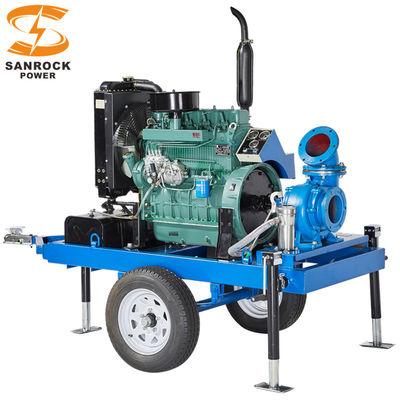 90kW 120kW 디젤 가동 물 펌프 도시 자원 펌프 하수 펌프 긴 작동 시간