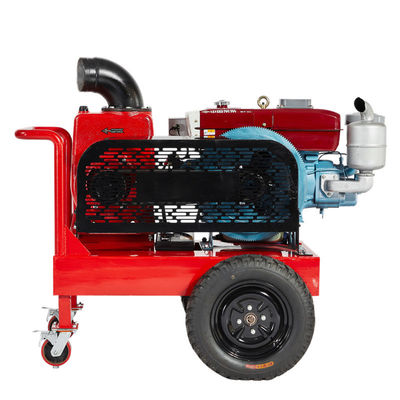 디젤 물 펌프 벨트 휠 드라이브 건조 프라이밍 펌프 컴팩트 구조 가정용 자기 프라이밍 펌프