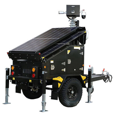 휴대용 태양광 조명 타워 원격 연결 4G/5G 야외 조명 타워 태양광 LED 조명 타워