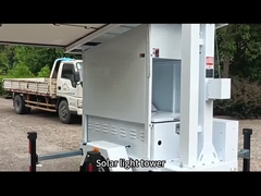 트레일러 장착형 조명 타워 재생 에너지 태양광 조명 타워 LED 이동식 조명 타워