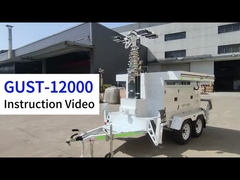 환경 친화적 태양광 조명탑 행사 야외 조명탑 감시 모바일 조명탑